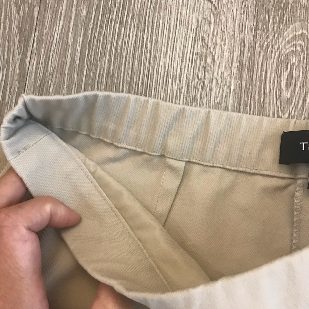 Theory Basic Pull On Pants Twill Zipper Side Pock… - image 7